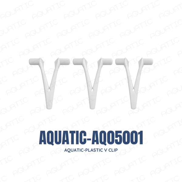 AQUATIC PLASTIK V-CLIP (3PCS) | KLIP PENGUNCI AKSESORIS KOLAM RENANG
