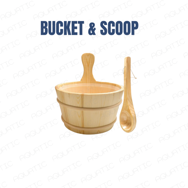 AQUATIC BUCKET & SCOOP KAYU | SAUNA